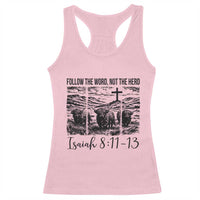 Follow the Word Not The Herd Racerback Tank Top Vintage Bible Verse Christian Country Highland Cow Boho - Wonder Print Shop
