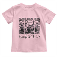 Follow the Word Not The Herd Toddler T Shirt Vintage Bible Verse Christian Country Highland Cow Boho - Wonder Print Shop