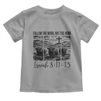 Follow the Word Not The Herd Toddler T Shirt Vintage Bible Verse Christian Country Highland Cow Boho - Wonder Print Shop