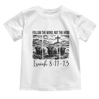 Follow the Word Not The Herd Toddler T Shirt Vintage Bible Verse Christian Country Highland Cow Boho - Wonder Print Shop