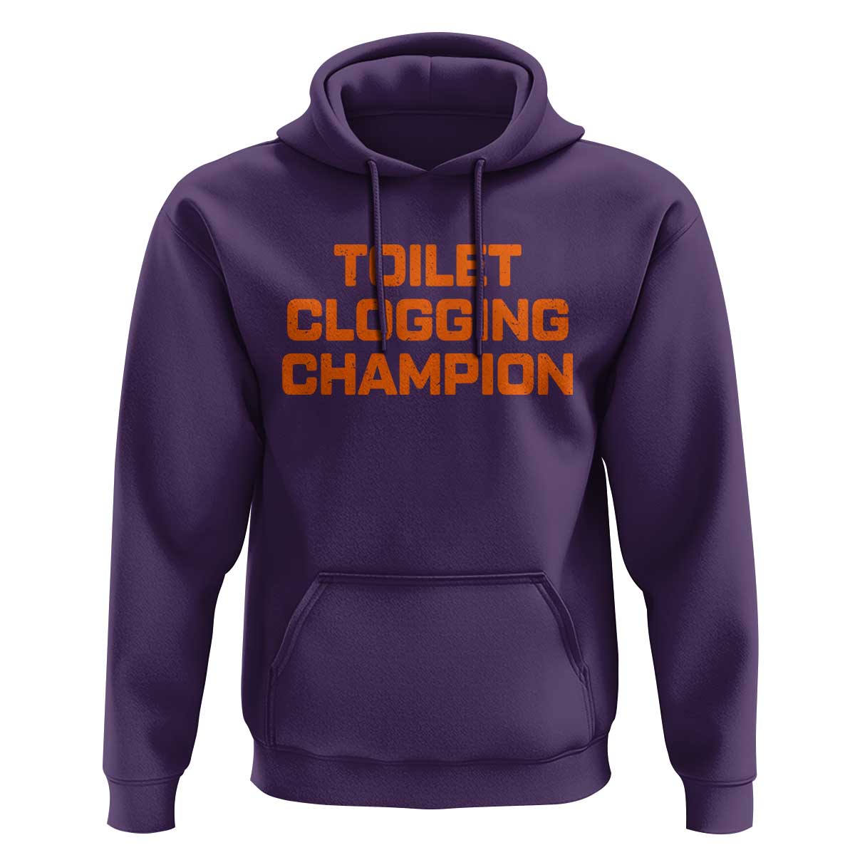 Toilet Clogging Champion Hoodie Funny Dirty Saying - Wonder Print Shop