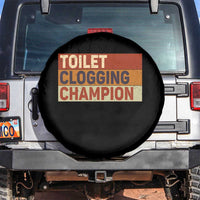 Toilet Clogging Champion Spare Tire Cover - Wonder Print Shop