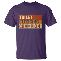 Toilet Clogging Champion T Shirt - Wonder Print Shop