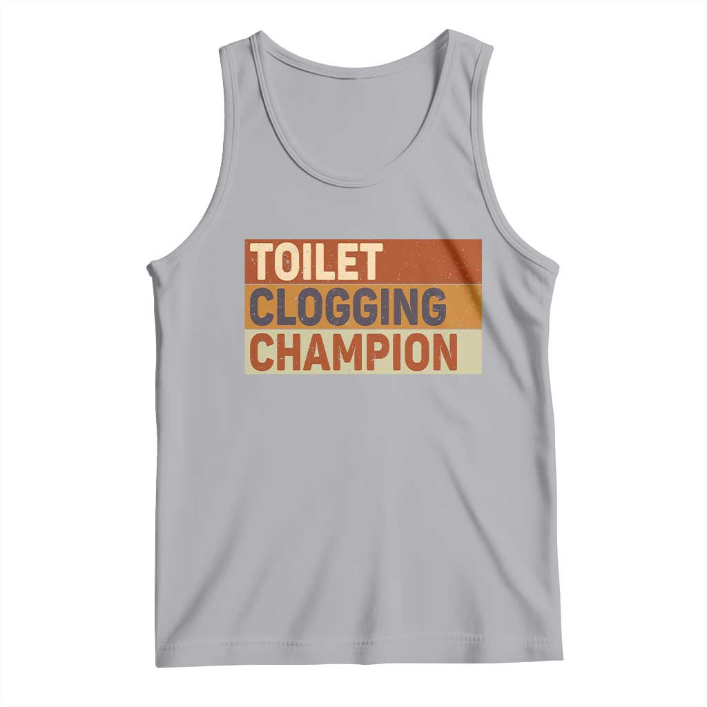 Toilet Clogging Champion Tank Top - Wonder Print Shop