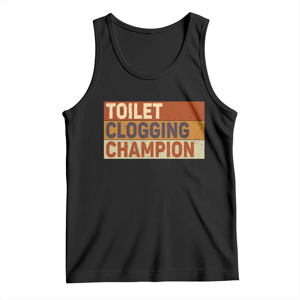 Toilet Clogging Champion Tank Top - Wonder Print Shop
