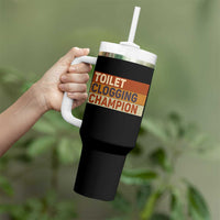 Toilet Clogging Champion Tumbler With Handle - Wonder Print Shop