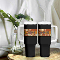 Toilet Clogging Champion Tumbler With Handle - Wonder Print Shop