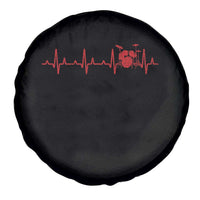 Drums Heartbeat Spare Tire Cover Drummer Percussionist - Wonder Print Shop