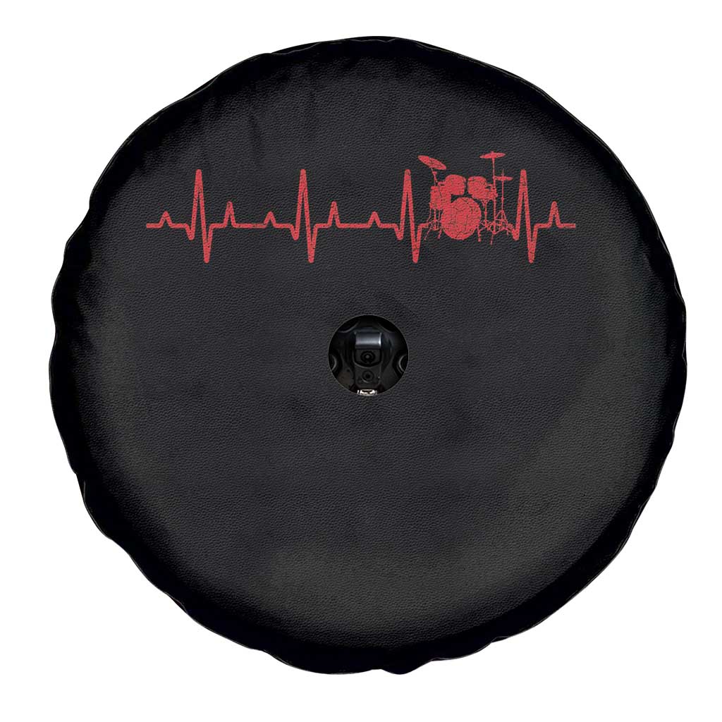 Drums Heartbeat Spare Tire Cover Drummer Percussionist - Wonder Print Shop