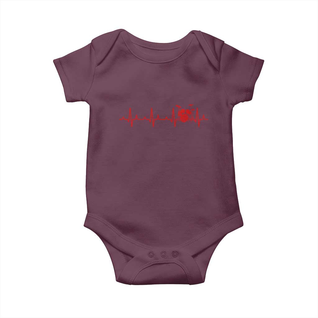 Drums Heartbeat Baby Onesie Drummer Percussionist - Wonder Print Shop