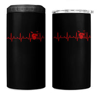 Drums Heartbeat 4 in 1 Can Cooler Tumbler Drummer Percussionist - Wonder Print Shop