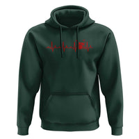 Drums Heartbeat Hoodie Drummer Percussionist - Wonder Print Shop