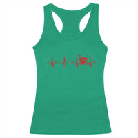 Drums Heartbeat Racerback Tank Top Drummer Percussionist - Wonder Print Shop