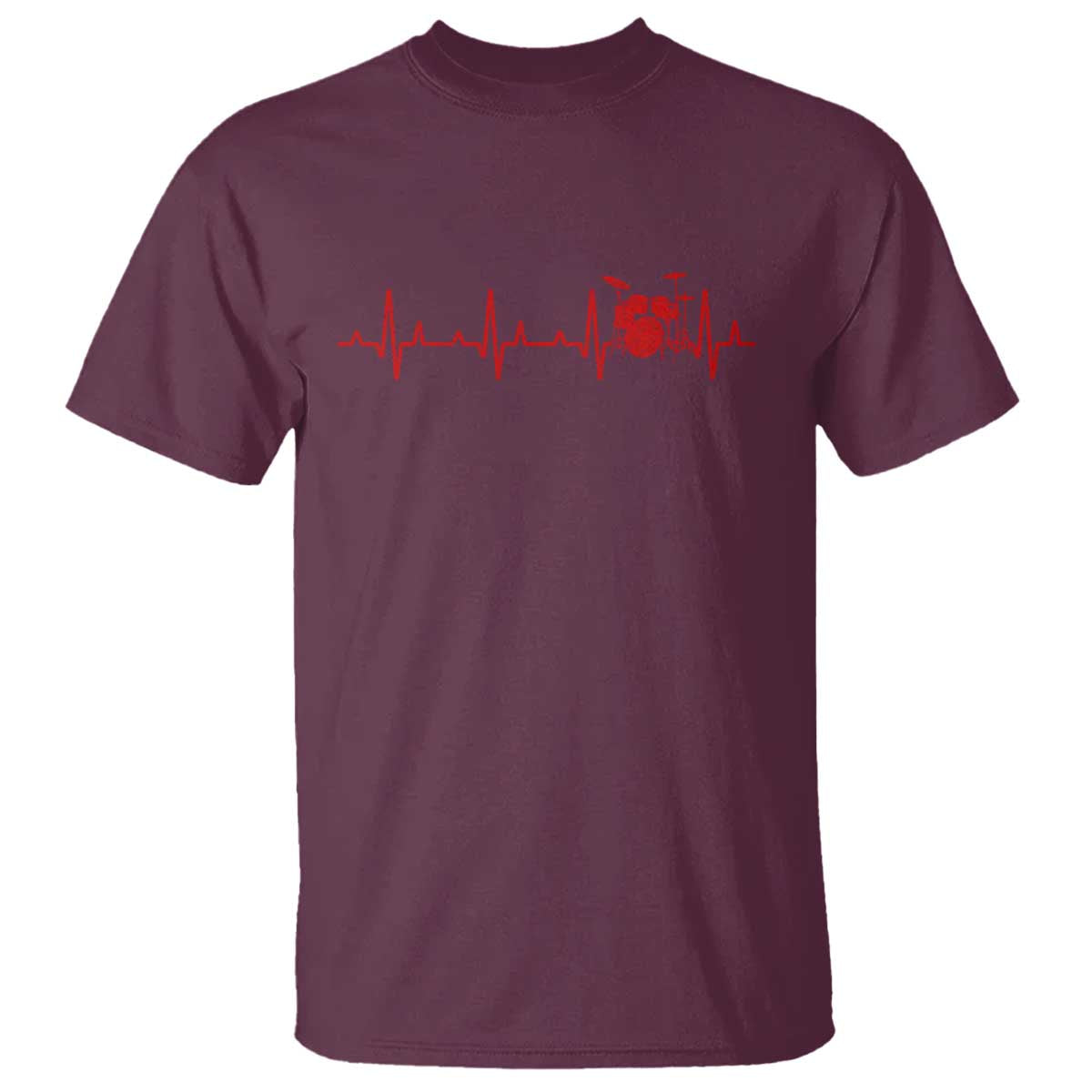 Drums Heartbeat T Shirt Drummer Percussionist - Wonder Print Shop