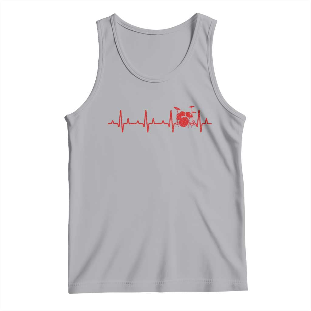 Drums Heartbeat Tank Top Drummer Percussionist - Wonder Print Shop