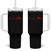 Drums Heartbeat Tumbler With Handle Drummer Percussionist - Wonder Print Shop