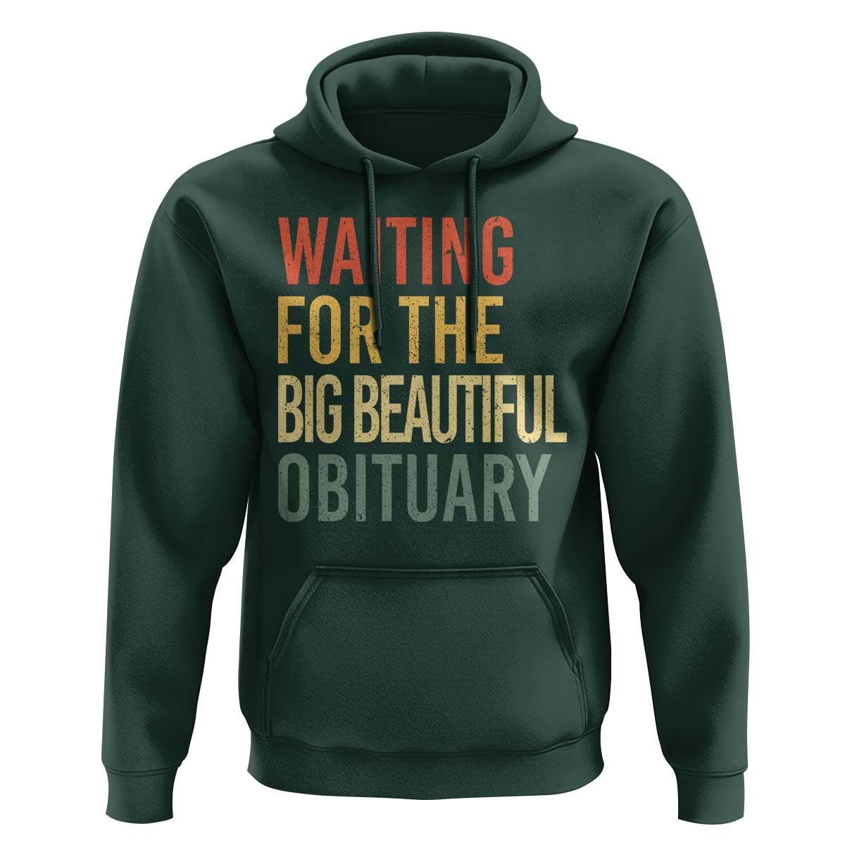 Waiting For Big Beautiful Obituary Hoodie