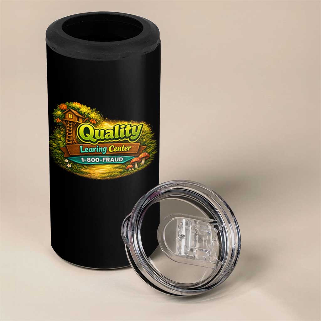 Quality Learing Center 4 in 1 Can Cooler Tumbler Funny Childcare Day Care