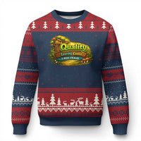 Quality Learing Center Ugly Christmas Sweater Funny Childcare Day Care