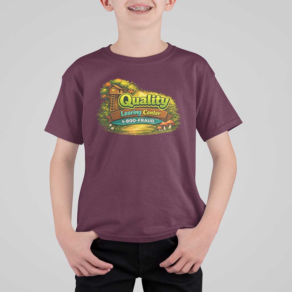 Quality Learing Center T Shirt For Kid Funny Childcare Day Care