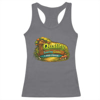 Quality Learing Center Racerback Tank Top Funny Childcare Day Care
