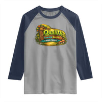 Quality Learing Center Raglan Shirt Funny Childcare Day Care