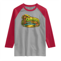 Quality Learing Center Raglan Shirt Funny Childcare Day Care