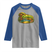 Quality Learing Center Raglan Shirt Funny Childcare Day Care