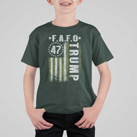 Funny Fafo T Shirt For Kid President 47 FDT American Flag