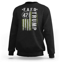 Funny Fafo Sweatshirt President 47 FDT American Flag