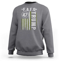 Funny Fafo Sweatshirt President 47 FDT American Flag