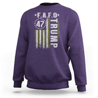 Funny Fafo Sweatshirt President 47 FDT American Flag