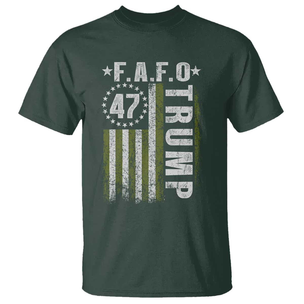 Funny Fafo T Shirt President 47 FDT American Flag