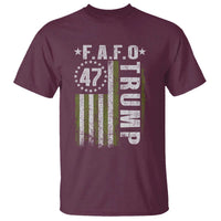 Funny Fafo T Shirt President 47 FDT American Flag