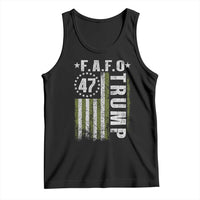 Funny Fafo Tank Top President 47 FDT American Flag
