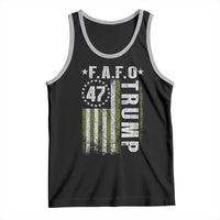 Funny Fafo Tank Top President 47 FDT American Flag