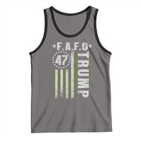 Funny Fafo Tank Top President 47 FDT American Flag