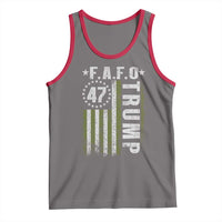 Funny Fafo Tank Top President 47 FDT American Flag