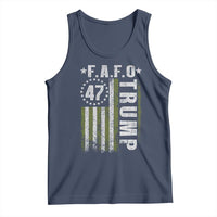 Funny Fafo Tank Top President 47 FDT American Flag