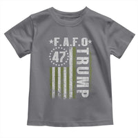 Funny Fafo Toddler T Shirt President 47 FDT American Flag