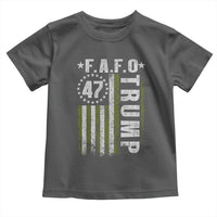 Funny Fafo Toddler T Shirt President 47 FDT American Flag