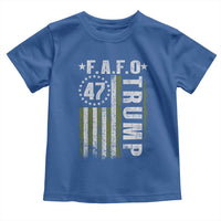 Funny Fafo Toddler T Shirt President 47 FDT American Flag
