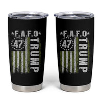 Funny Fafo Tumbler Cup President 47 FDT American Flag
