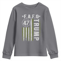 Funny Fafo Youth Sweatshirt President 47 FDT American Flag