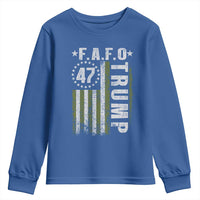 Funny Fafo Youth Sweatshirt President 47 FDT American Flag