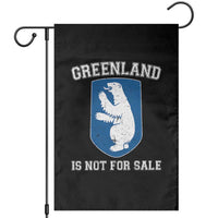 Greenland Is Not For Sale Garden Flag Polar Bear Vintage Political Protest