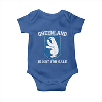 Greenland Is Not For Sale Baby Onesie Polar Bear Vintage Political Protest