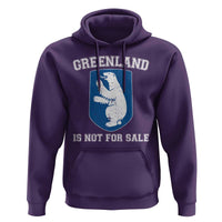 Greenland Is Not For Sale Hoodie Polar Bear Vintage Political Protest