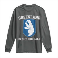 Greenland Is Not For Sale Long Sleeve Shirt Polar Bear Vintage Political Protest
