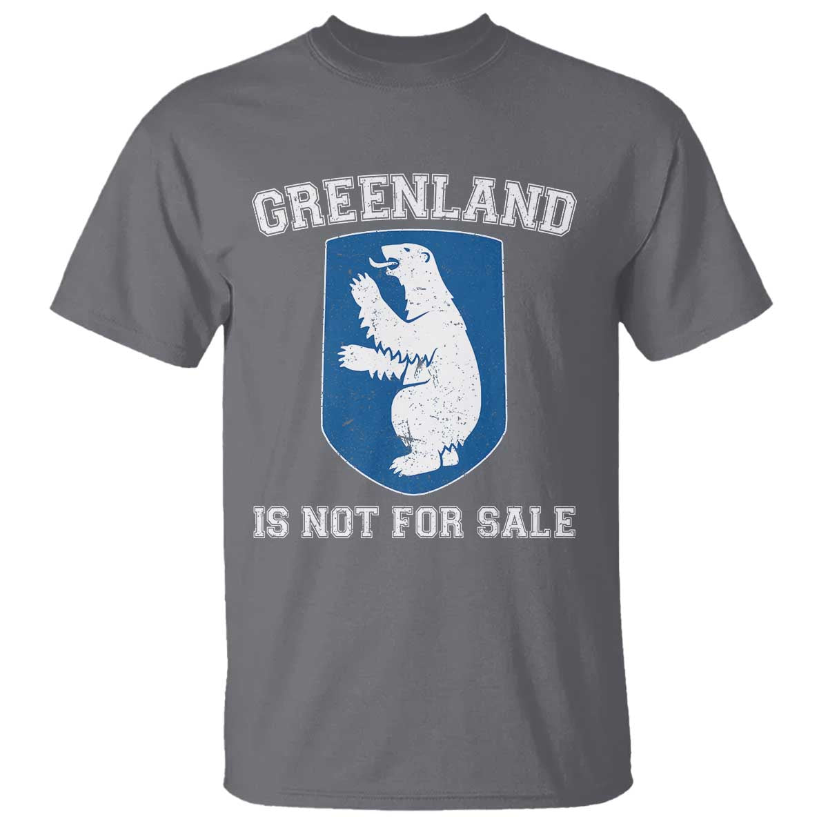 Greenland Is Not For Sale T Shirt Polar Bear Vintage Political Protest